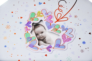 Album tradycyjny FA 952 BABY FLOWER POWER - Niebieski