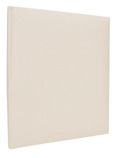 Album na zdjęcia do wklejania - tradycyjny DBCS20 LINEN SAND - Piaskowy - Kremowe karty - 40 kart 20 stron - materiałowa okładka