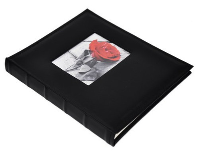 Album na zdjęcia do wklejania tradycyjny - DBCS20 BLACK - Czarny - Kremowe karty