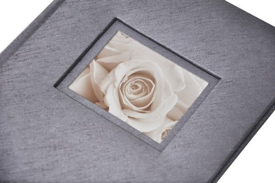 Album na zdjęcia na 100 zdjęć w rozmiarze 15x21 cm LOVE SILVER - Srebrny