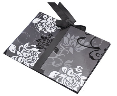 Album harmonijka typu jamnik 10x15/12 - LP46 Black&White - czarny