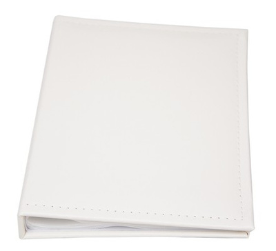 Album na 36 zdjęć w rozmiarze 13x18 cm do wsuwania 13x18/36 WHITE - biały - ekoskóra 