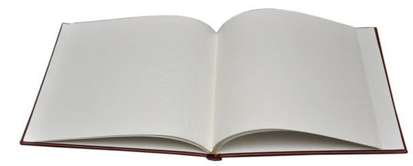 Album na zdjęcia do wklejania - tradycyjny DBCS20 ART 97 - Szary - Kremowe karty - 40 kart 20 stron - materiałowa okładka