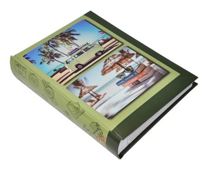 Album na zdjęcia w rozmiarze 10x15 cm - 300 zdjęć do wsuwania - OUTING - Zielony - widoki