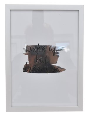 Ramka na zdjęcia w formacie 30x40cm - Perłowa - Milano - ramka z szybką z plexi