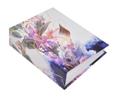Album na 100 zdjęć w rozmiarze 10x15 cm do wsuwania - 10x15/100 BLUSH - klejony - kolorowy - kwiaty