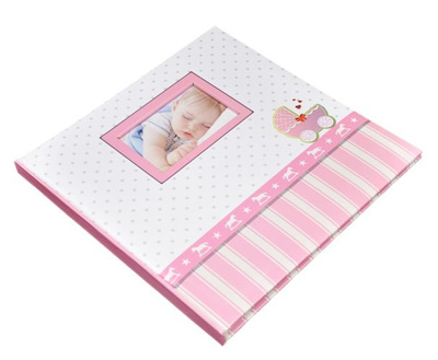 Album tradycyjny DBCSS10 BUGGY - różowy - Kremowe Karty