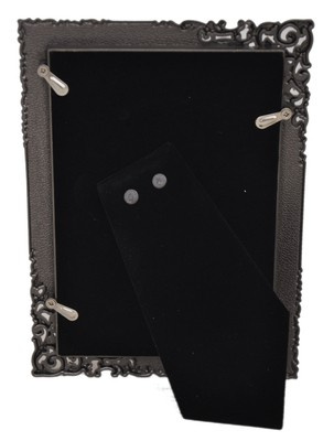 Mosiężna ramka na zdjęcia w formacie 13x18 cm - kolor stare srebro - PF0146