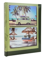 Album na zdjęcia w rozmiarze 10x15 cm - 200 zdjęć do wsuwania - OUTING - Zielony - widoki