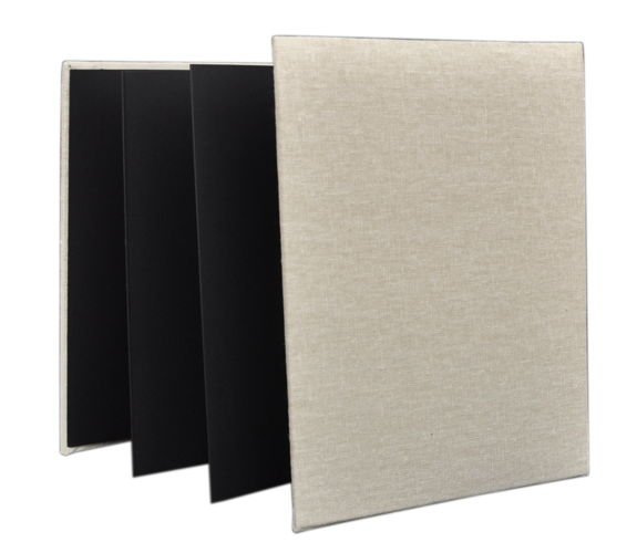 Album harmonijka typu jamnik 15x20/12 - LP-1281 CANVAS - Kremowy