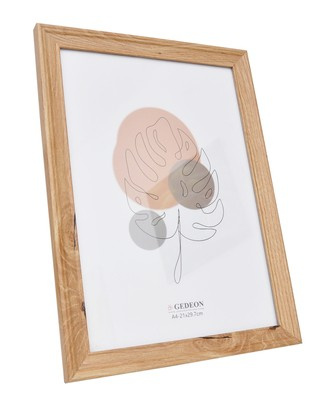 Ramka drewnopodobna - naturalna - format A4 21x29,7 cm- kolor naturalny - G221 - okleina mdf