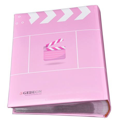 Album 10x15/300 SNAP - Różowy - kolorowe kartki