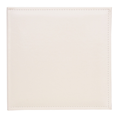 Album na zdjęcia do wklejania 10 kart 20 stron tradycyjny DBCSS10 WHITE - kremowy -  CZARNE KARTY