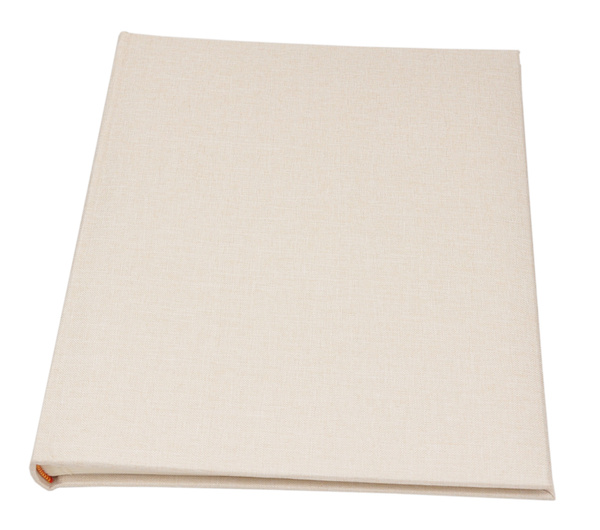Album na zdjęcia do wklejania - tradycyjny DBCS20 LINEN SAND - Piaskowy - Kremowe karty - 40 kart 20 stron - materiałowa okładka