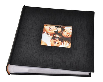 Album na zdjęcia w rozmiarze 10x15 cm - 200 zdjęć do wsuwania - BASIC BLACK - Czarny