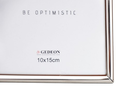 Ramka aluminiowa 10x15cm - srebrna/chromowana - ssg10