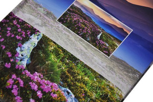 Album 10x15/200 szyty SCENERY - fioletowy - Widoczki