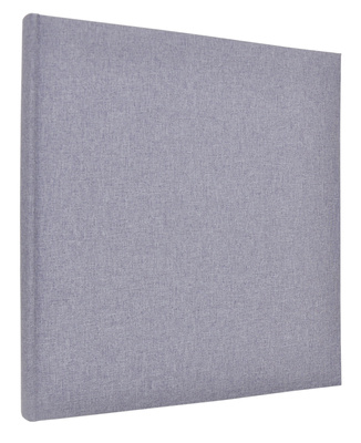 Album na zdjęcia do wklejania tradycyjny DBCL30 - LINEN GREY - Szary - 30 kart 60 stron - Kremowe karty