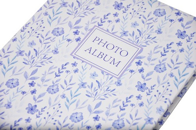 Album na zdjęcia 304 zdjęcia w rozmiarze 10x15 cm FRESH - 10x15/304 - klejony - Biały - kwiecisty wzór