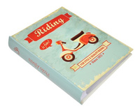Album na zdjęcia w rozmiarze 10x15 cm - 200 zdjęć do wsuwania - RIDE - zielony - podróż - skuter