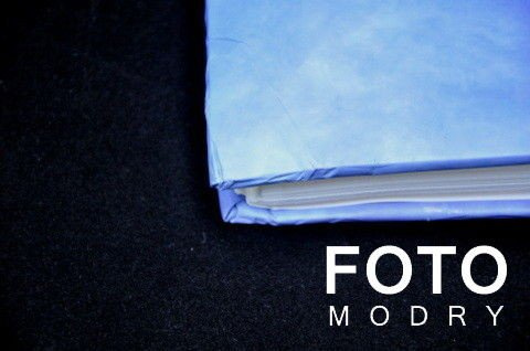 Album tradycyjny JUMBO - Niebieski - Kremowe Karty