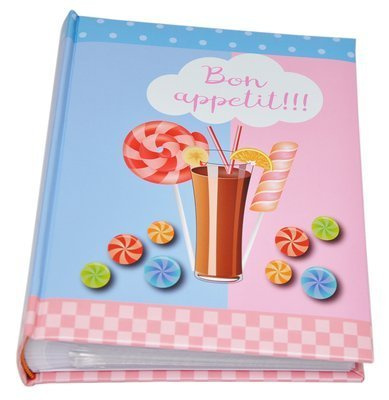 Album 10x15/200 BON APPETIT - niebiesko różowy - napój