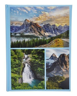 Album na 300 zdjęć do wsuwania w rozmiarze 10x15 cm 10x15/300 WORLD - Niebieski