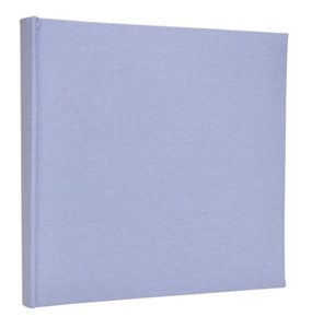 Album na zdjęcia do wklejania - tradycyjny DBCSS20 LINEN SKY - Błękitny - Kremowe karty - 40 kart 20 stron - materiałowa okładka