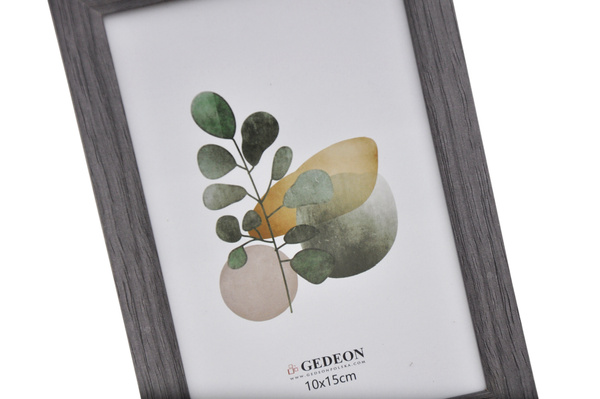 Ramka drewnopodobna - naturalna - format 10x15 cm- kolor grafitowe drewno - D1910