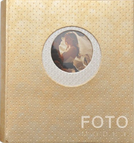 Album Tradycjny 30 kart STYLE - Złoto-kremowy - czarne karty