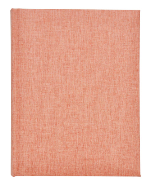 Album na zdjęcia w rozmiarze 10x15 cm - 200 zdjęć do wsuwania - LINEN NUTMEG - łososiowy - płótno