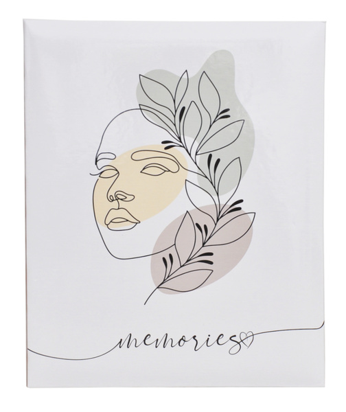 Album na zdjęcia 304 zdjęcia w rozmiarze 10x15 cm FACE - 10x15/304 - klejony - kremowy - nowoczesny motyw