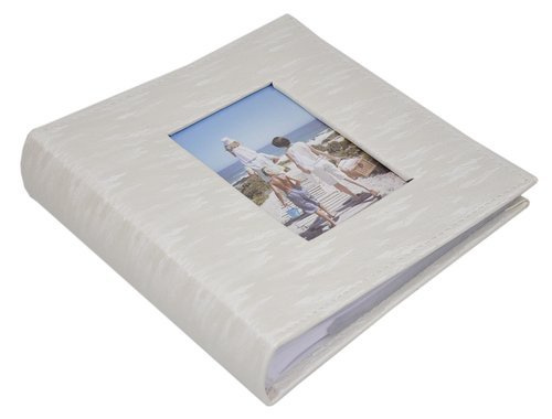 Album na 200 zdjęć do wsuwania w rozmiarze 10x15 cm CENTURY - biały - brokat