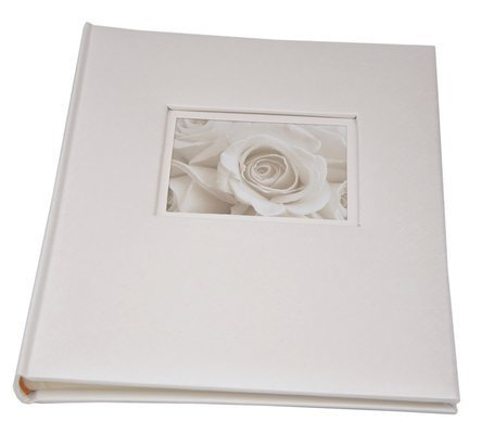 Album na zdjęcia do wklejania tradycyjny - DBCS20 JUSTLOVE - 20 kart - Biały - kremowe karty