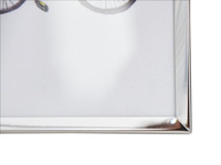 Ramka na zdjęcia aluminiowa w rozmiarze 13x18cm - srebrna/chromowana - ssb13