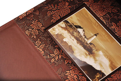 Duży Album Tradycjny SMART 50 kart - Miedziany - CZARNE KARTY