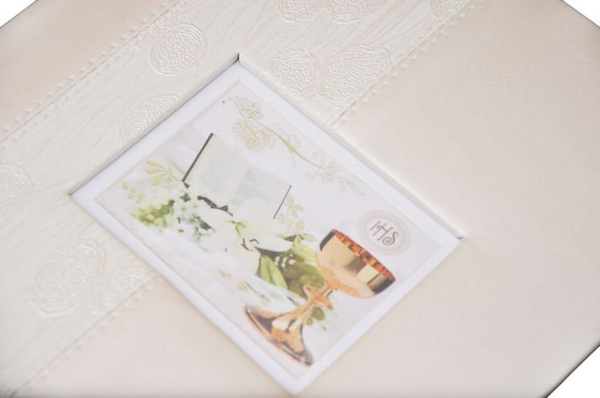 Album tradycyjny KOMUNIJNY DBCS20 HEARTBEAT 20 kart - ecru - kremowe karty