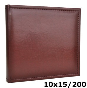 Album DECOR 214  na 200 zdjęć w formacie 10x15 cm - Brązowy - ekoskóra - gładki ze szwami