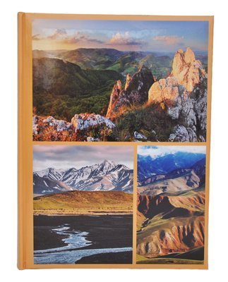 Album na 300 zdjęć do wsuwania w rozmiarze 10x15 cm 10x15/300 WORLD - Pomarańczowy