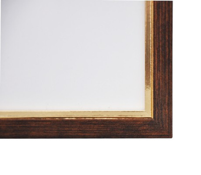 Ramka na zdjęcia w formacie 30x40 cm - kolor brązowy - WK21 drewnopodobna - naturalna - okleinowana