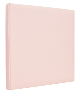 Album na zdjęcia do wklejania tradycyjny DBCL50 - Różowy - LINEN PEONY - 50 kart 100 stron - Kremowe karty