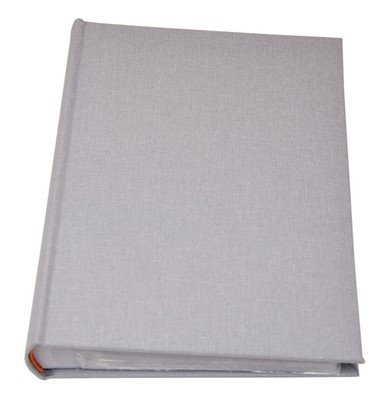 Album na zdjęcia w rozmiarze 10x15 cm - 200 zdjęć do wsuwania - LINEN - ASH - popielaty - płótno
