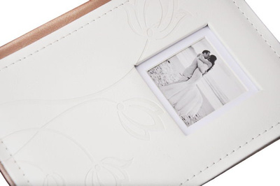 Album 10x158/50 Flower - biało-złoty