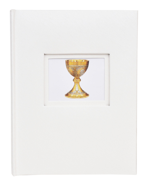 Album na zdjęcia na 50 zdjęć w rozmiarze 15x21 cm LOVE WHITE KOMUNIA - biały - KOMUNIJNY