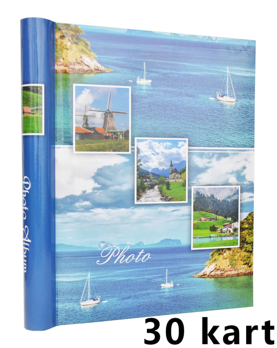Album na zdjęcia samoprzylepny 30 kart VIEW - niebieski - widoczki