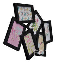 Ramka Galeria na 6 zdjęć w formacie 10x15cm - ARYCA033 - Czarna