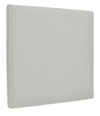 Album na zdjęcia do wklejania tradycyjny DBCL50 - LINEN SAGE - Szałwiowy - 50 kart 100 stron - CZARNE KARTY