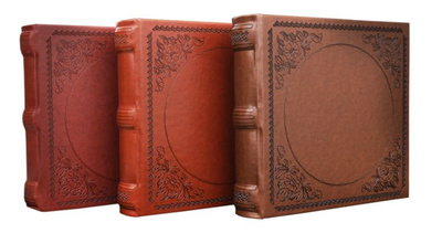 Ekskluzywny zestaw 3 albumów 10x15/200 DECOR SET 5 - Mahoń, brąz, ciemny brąz