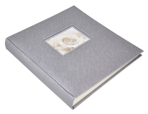 Album Tradycjny 30 kart JUST LOVE - Srebrny - kremowe karty - zdjęcia do wklejania