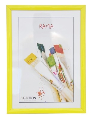 Ramka na zdjęcia w formacie 15x21 cm - żółta